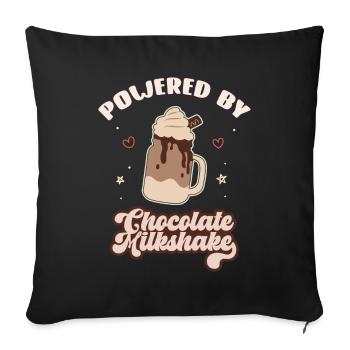 Milkshake Milk Drink Milk Gift - Sofa pillowcase 17,3'' x 17,3'' (45 x 45 cm) - black - Front