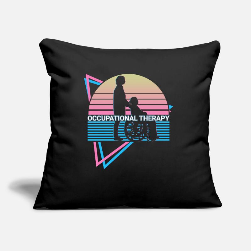 Occupational Therapy Retro Sofa pillowcase 17,3'' x 17,3'' (45 x 45 cm)