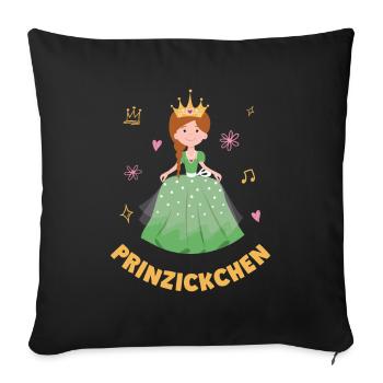 Prinzickchen Enfants Filles Filles - Housse de coussin décorative 45 x 45 cm - noir - Devant