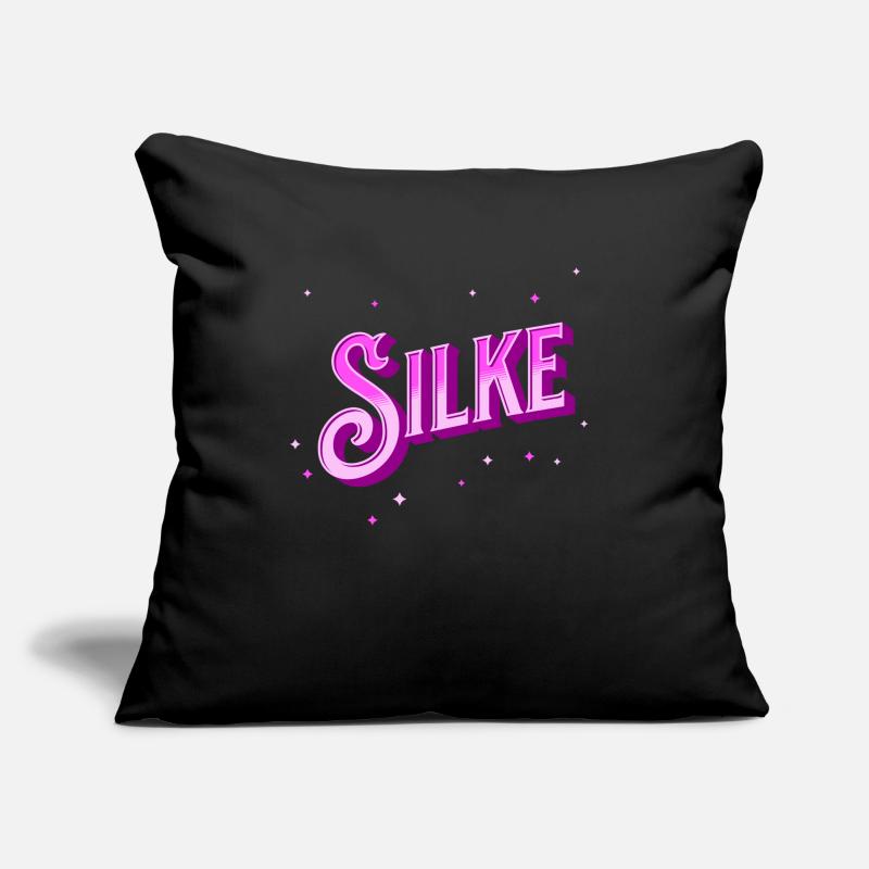 Silke name personalized Sofa pillowcase 17,3'' x 17,3'' (45 x 45 cm)