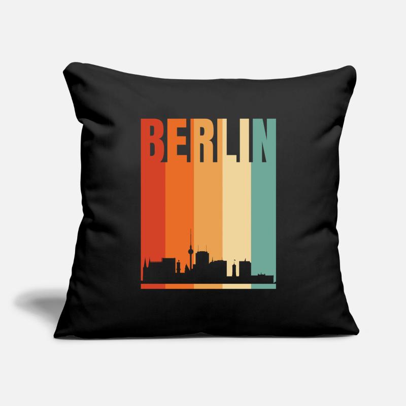 Berlin Housse de coussin décorative 45 x 45 cm