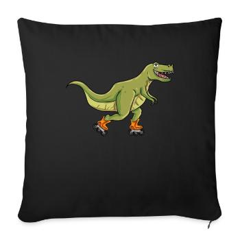 Inline Skating Inline Skating Gift - Sofa pillowcase 17,3'' x 17,3'' (45 x 45 cm) - black - Front