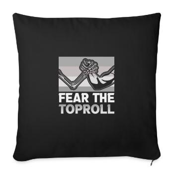 Arm Wrestler Design Armdrücken Arm Wrestling - Housse de coussin décorative 45 x 45 cm - noir - Devant