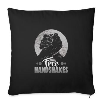 Arm Wrestler Design Armdrücken Arm Wrestling - Sofakissenbezug 45 x 45 cm - Schwarz - Vorne