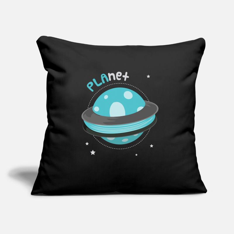 PLAnet PLA Imprimante 3D d’impression 3D Housse de coussin décorative 45 x 45 cm