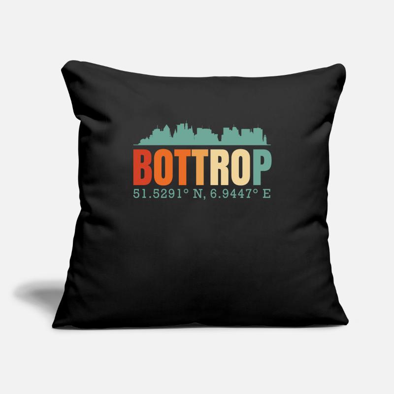 Bottrop Housse de coussin décorative 45 x 45 cm