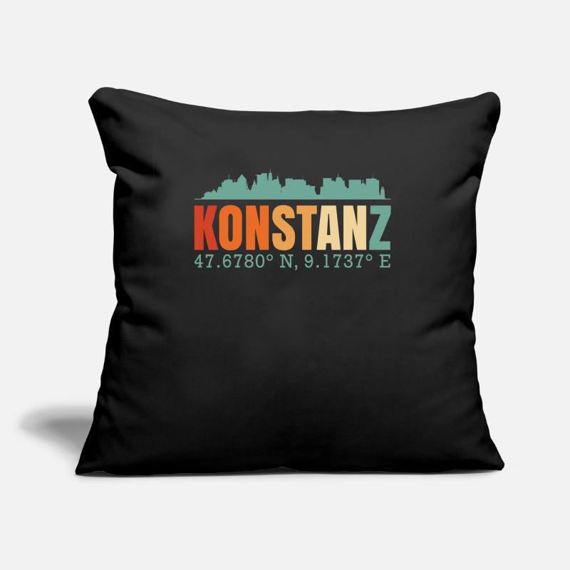 Constance Housse de coussin décorative 45 x 45 cm