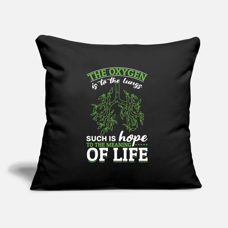 Donor Lung Branches Oxygen Lungs Hope Life Sofa pillowcase 17,3'' x 17,3'' (45 x 45 cm)