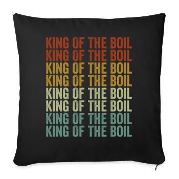 Roi De L’écrevisse Cook Crayfish Lovers Me - Housse de coussin décorative 45 x 45 cm - noir - Devant