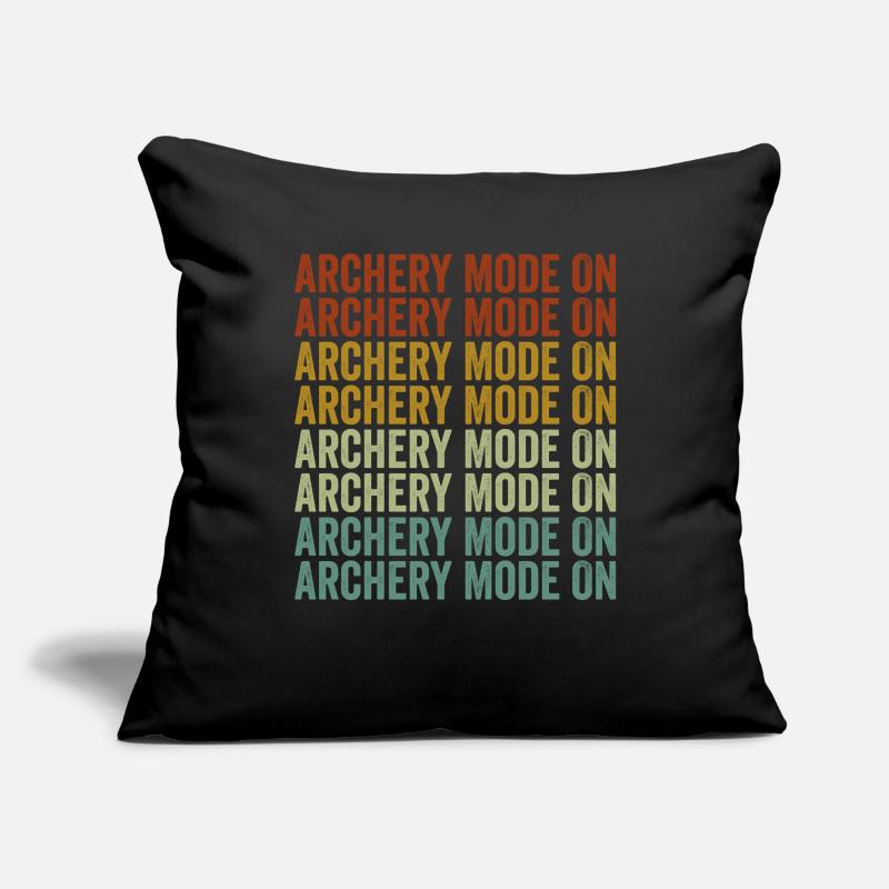 Mode tir à l’arc sur Archer Bow et Arrow Bow Housse de coussin décorative 45 x 45 cm