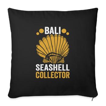 Bali Indonesia beach holiday by the sea - Sofa pillowcase 17,3'' x 17,3'' (45 x 45 cm) - black - Front