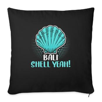 Bali Indonesia beach holiday by the sea - Sofa pillowcase 17,3'' x 17,3'' (45 x 45 cm) - black - Front