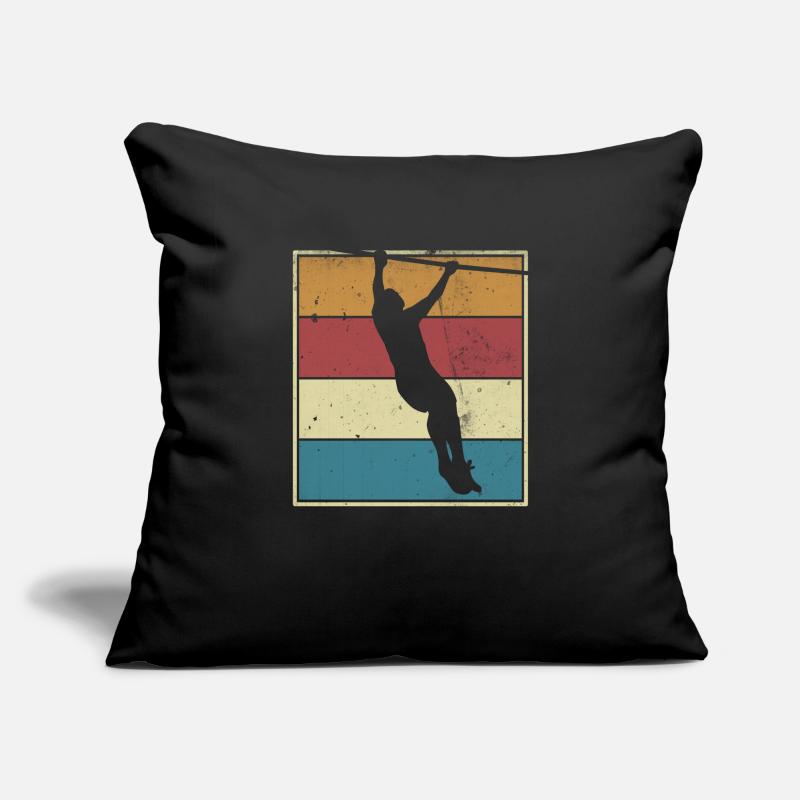 Klimmzüge Retro Eigengewicht Workout Geschenk Sofakissenbezug 45 x 45 cm