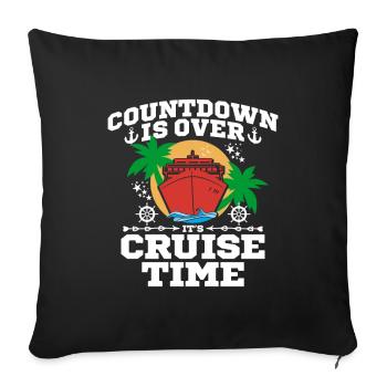 Cruise - Sofa pillowcase 17,3'' x 17,3'' (45 x 45 cm) - black - Front