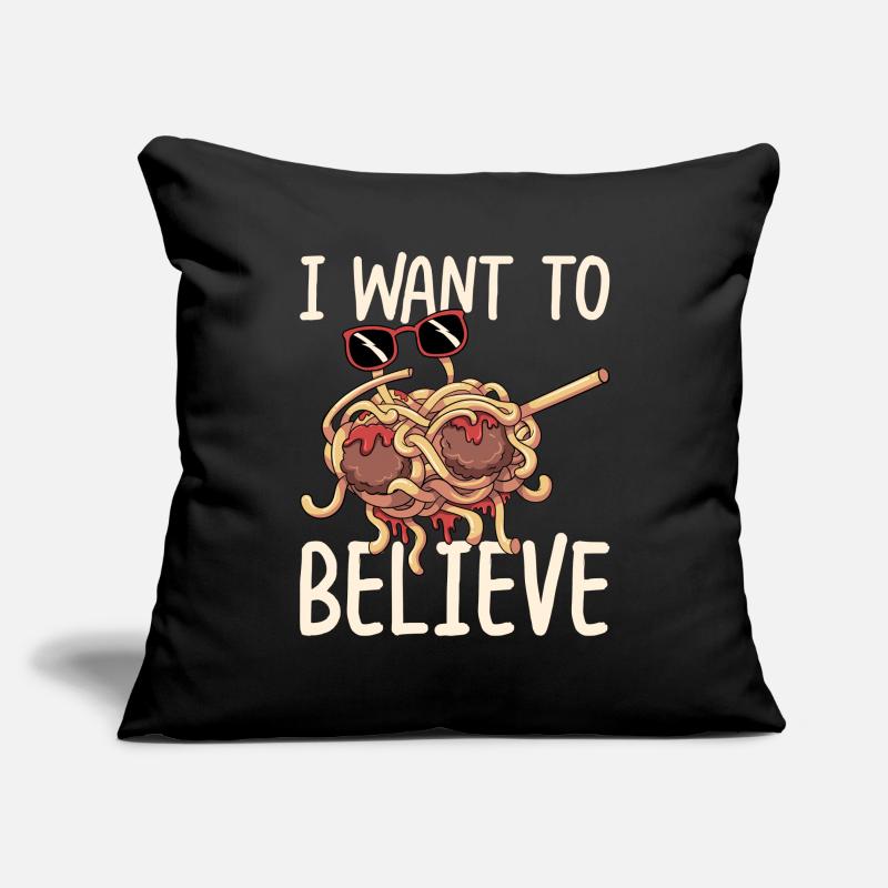 Dab Flying Spaghetti Monster Housse de coussin décorative 45 x 45 cm