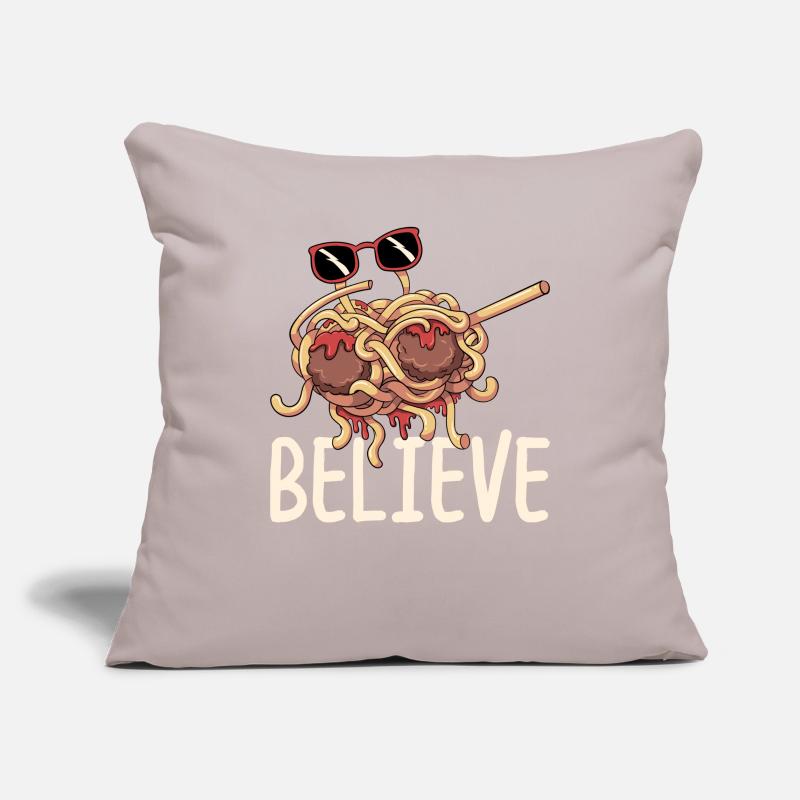 Dabbing Flying Spaghetti Monsters Pastafarian Housse de coussin décorative 45 x 45 cm