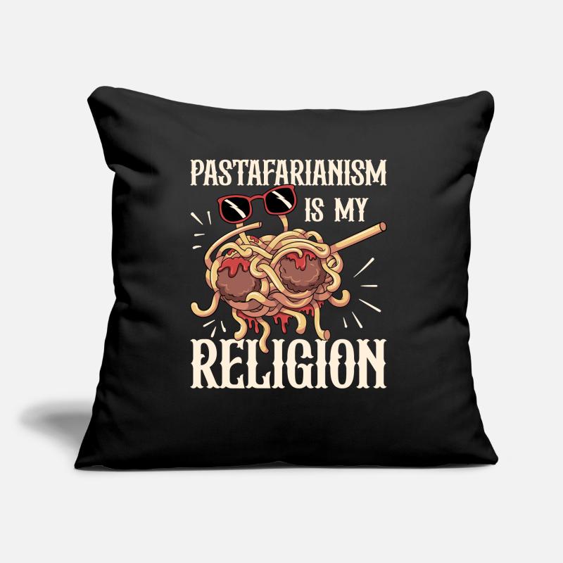 Dabbing Flying Spaghetti Monsters Pastafarian Housse de coussin décorative 45 x 45 cm