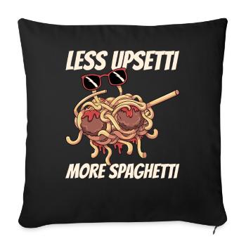 Dab Flying Spaghetti Monster - Sofa pillowcase 17,3'' x 17,3'' (45 x 45 cm) - black - Front