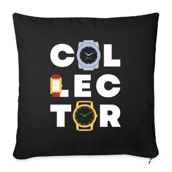 Wristwatches Collector Luxury Watches Watch - Sofa pillowcase 17,3'' x 17,3'' (45 x 45 cm) - black - Front