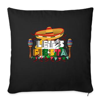 Cinco De Mayo - Sofakissenbezug 45 x 45 cm - Schwarz - Vorne