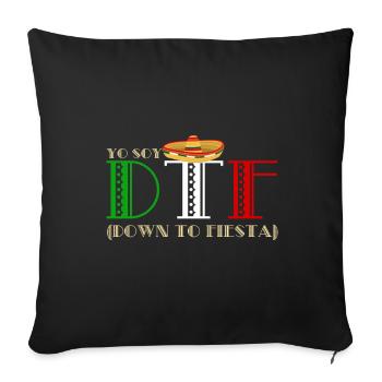 Cinco De Mayo - Sofakissenbezug 45 x 45 cm - Schwarz - Vorne