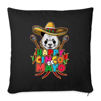 Cinco De Mayo - Sofakissenbezug 45 x 45 cm - Schwarz - Vorne