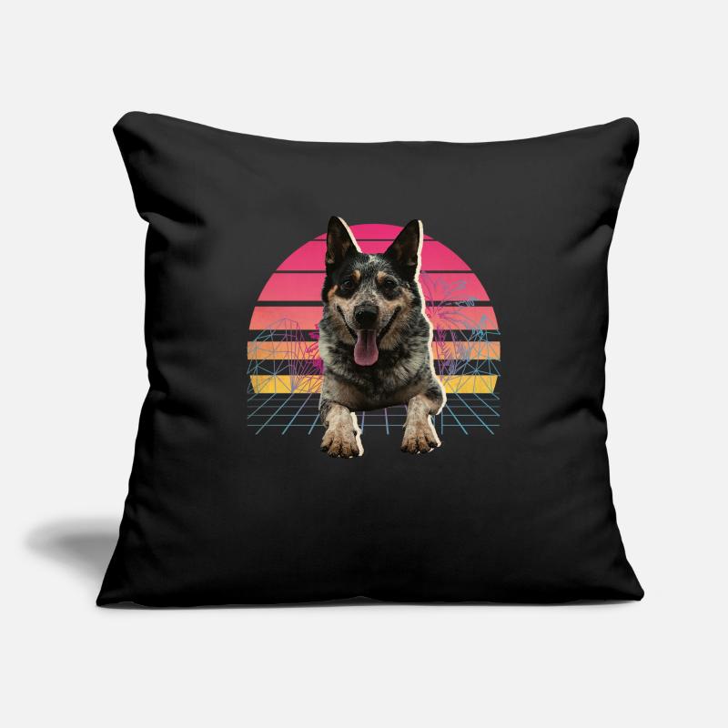Bouvier australien Housse de coussin décorative 45 x 45 cm