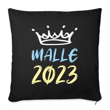 Malle 2023 - Sofakissenbezug 45 x 45 cm - Schwarz - Vorne