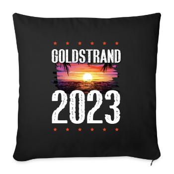 Golden Sands 2023 - Sofa pillowcase 17,3'' x 17,3'' (45 x 45 cm) - black - Front