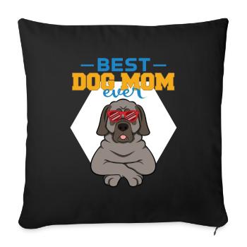 Mastiff - Sofa pillowcase 17,3'' x 17,3'' (45 x 45 cm) - black - Front