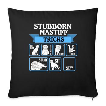 Mastiff - Sofa pillowcase 17,3'' x 17,3'' (45 x 45 cm) - black - Front