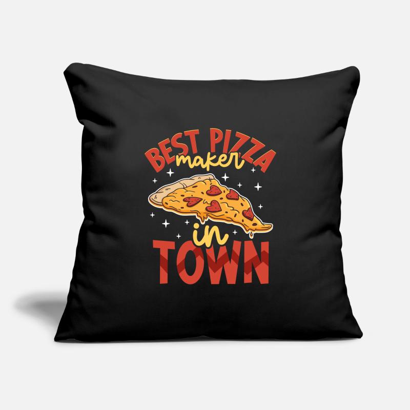 Bester Pizzabäcker der Stast- Pizza Bäcker Sofakissenbezug 45 x 45 cm