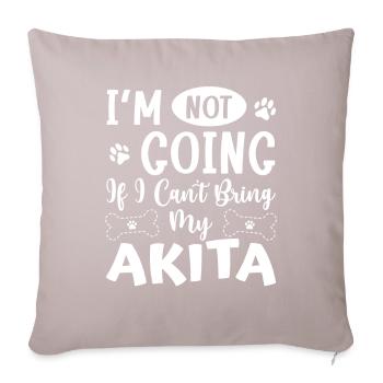 Aktia - Sofa pillowcase 17,3'' x 17,3'' (45 x 45 cm) - light taupe - Front