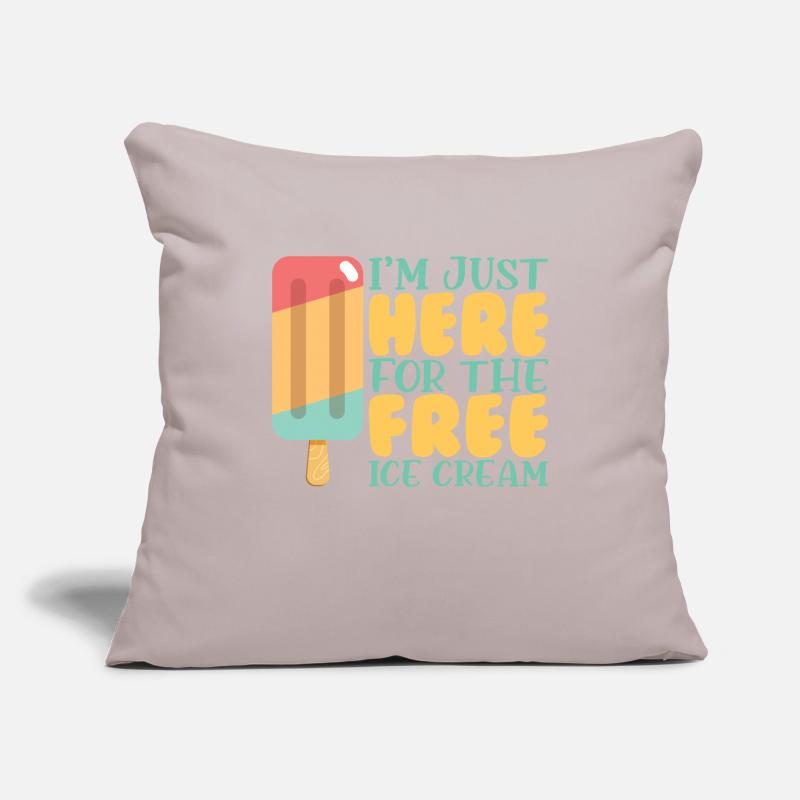 Ice Cream For Breakfast Eiscreme Eis Sofakissenbezug 45 x 45 cm