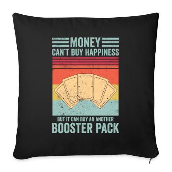 Funny Trading Card Game TCG Retro - Sofa pillowcase 17,3'' x 17,3'' (45 x 45 cm) - black - Front