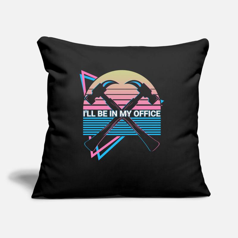 Funny Carpenter Retro Carpentry Sofa pillowcase 17,3'' x 17,3'' (45 x 45 cm)