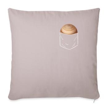 Jupiter - Sofa pillowcase 17,3'' x 17,3'' (45 x 45 cm) - light taupe - Front