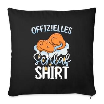 Offizielles Schlafshirt Golden T-Rex - Sofakissenbezug 45 x 45 cm - Schwarz - Vorne