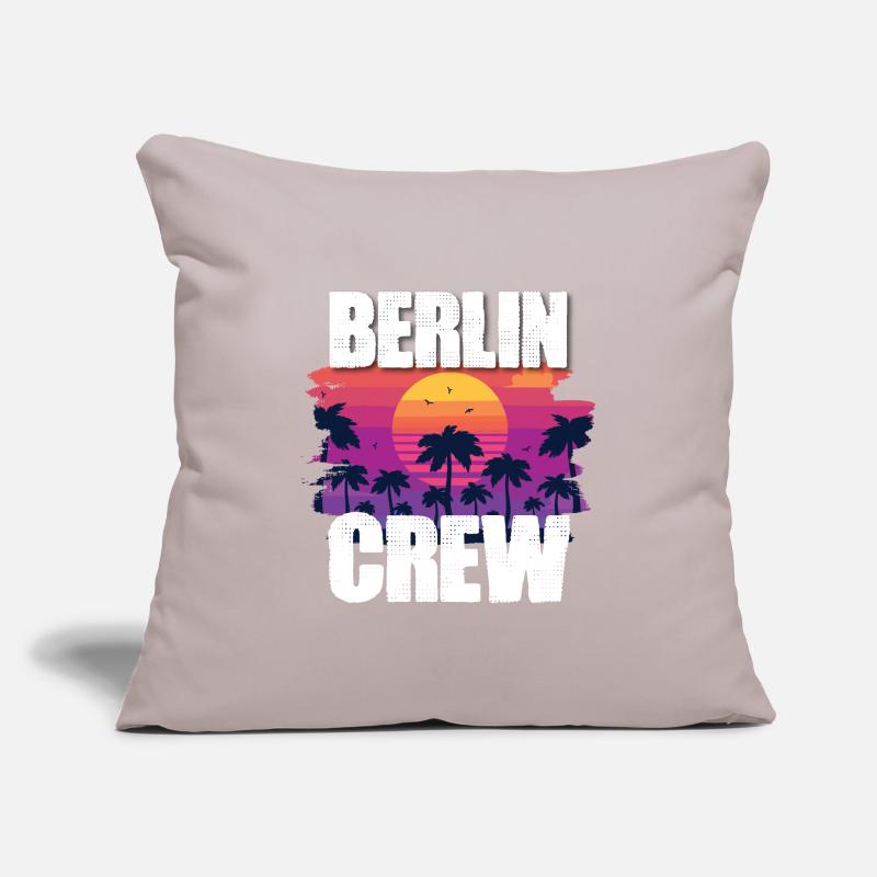 Vacances à Berlin Housse de coussin décorative 45 x 45 cm