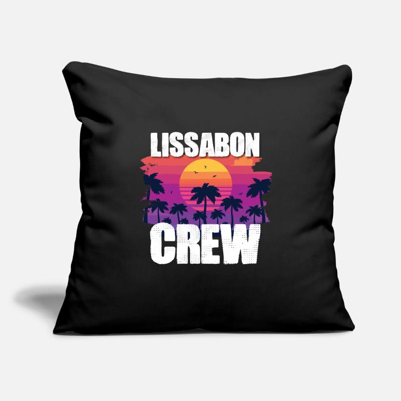 Vacances Lisbonne Housse de coussin décorative 45 x 45 cm