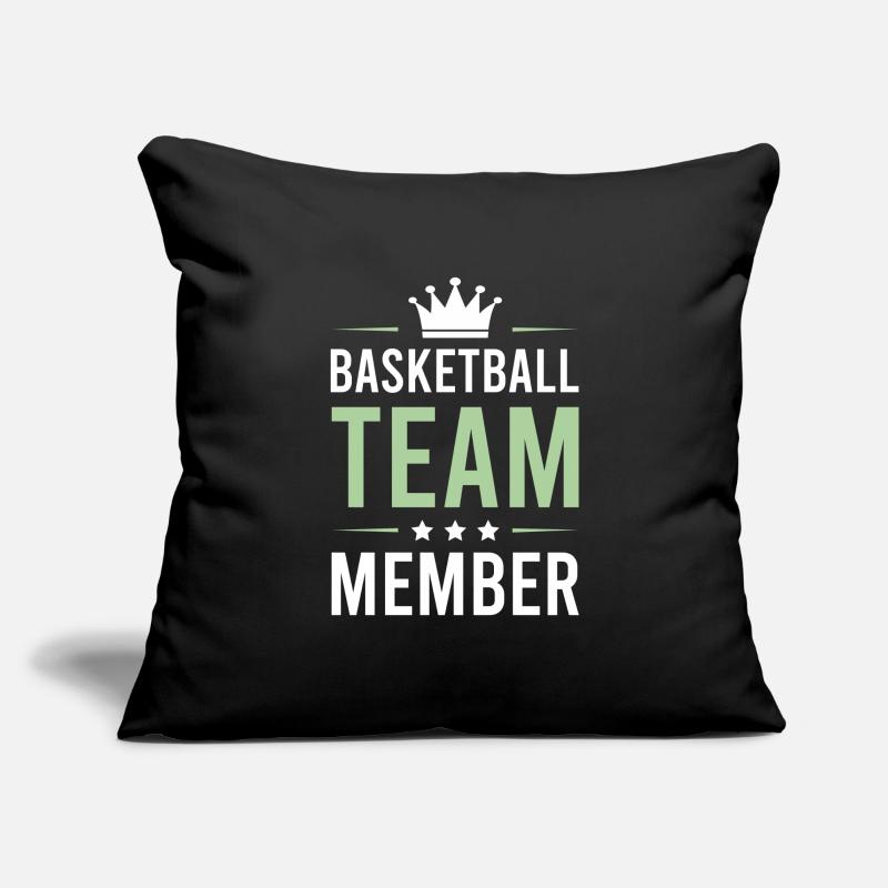 Équipe de basket-ball Housse de coussin décorative 45 x 45 cm