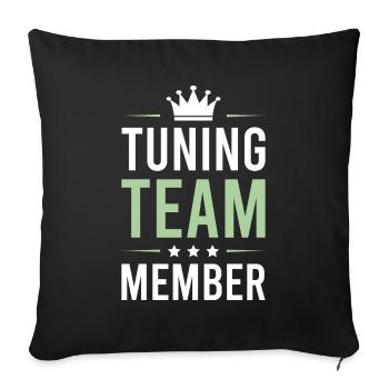 Équipe de tuning - Housse de coussin décorative 45 x 45 cm - noir - Devant