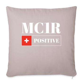 MC1R Positive Redhead Red Hair - Sofa pillowcase 17,3'' x 17,3'' (45 x 45 cm) - light taupe - Front