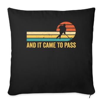 Funny Mormon Missionary LDS Ice Hockey - Sofa pillowcase 17,3'' x 17,3'' (45 x 45 cm) - black - Front