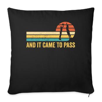 Lustiger Mormonen-Missionar LDS Basketball - Sofakissenbezug 45 x 45 cm - Schwarz - Vorne