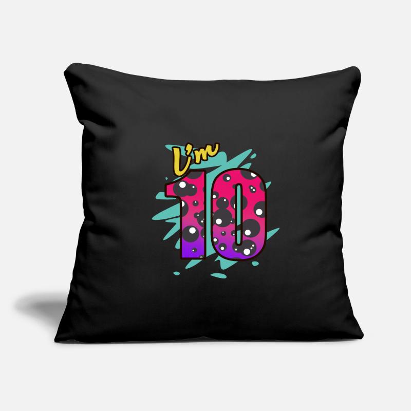 10th birthday Sofa pillowcase 17,3'' x 17,3'' (45 x 45 cm)