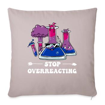 Bi Pride Bisexual Flag Chimie subtile - Housse de coussin décorative 45 x 45 cm - taupe clair - Devant