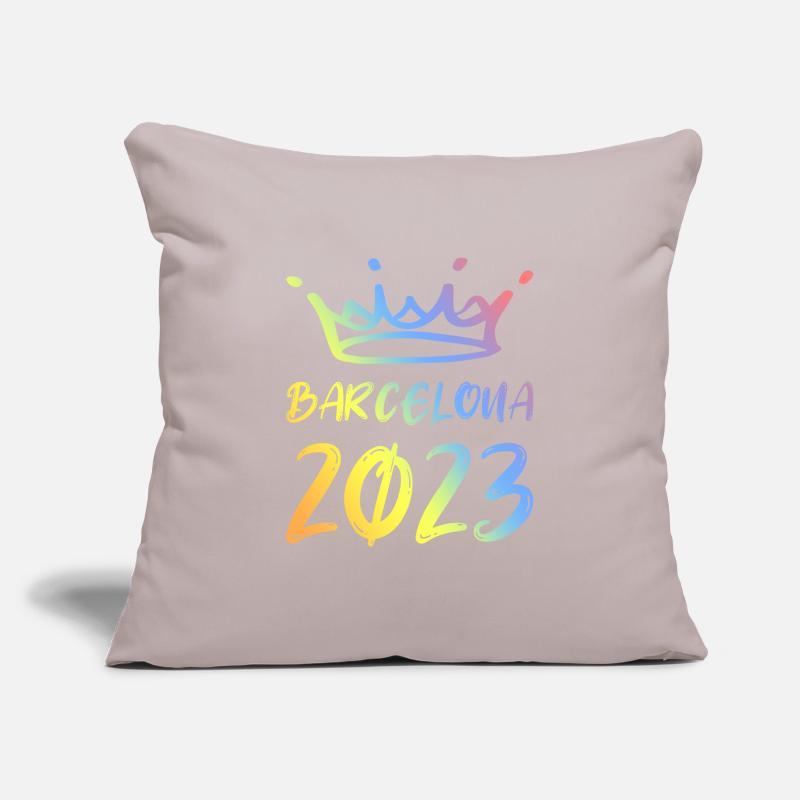 Barcelona 2023 Sofakissenbezug 45 x 45 cm
