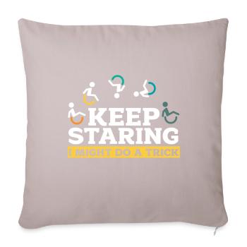 wheelchair - Sofa pillowcase 17,3'' x 17,3'' (45 x 45 cm) - light taupe - Front