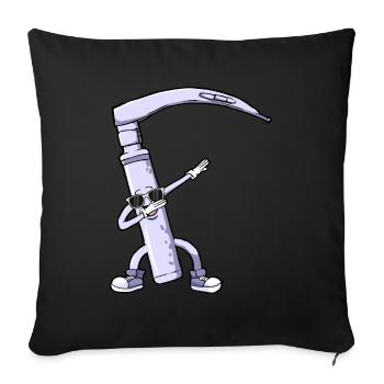 Anesthesiologist Anesthesiology Polka Dot - Sofa pillowcase 17,3'' x 17,3'' (45 x 45 cm) - black - Front